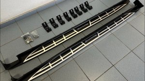 Пороги подножки Hyundai Santa Fe 3