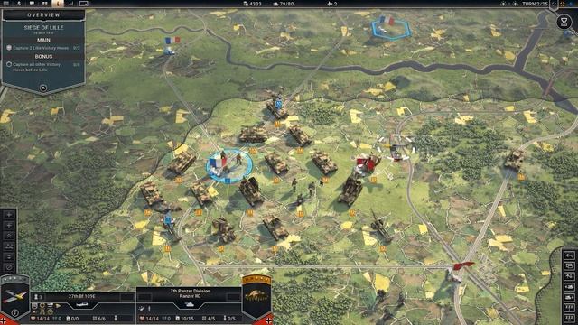 Panzer Corps 2: Axis Operations - 1940 | Siege of Lille смотреть онлайн