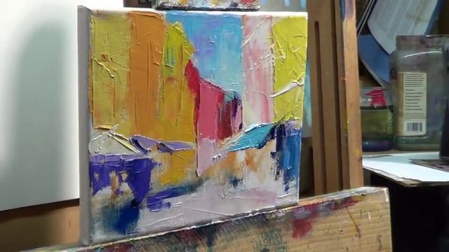How to Oil Paint: Tips, tricks with the palette knife смотреть онлайн