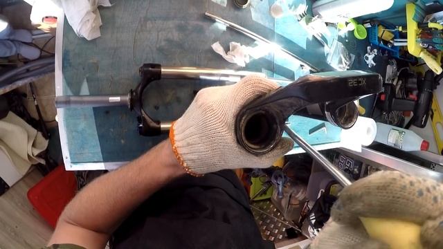 Вилка RockShox XC32 Solo Air. Обслуживание, как разобрать?