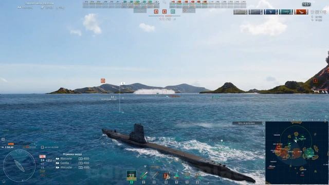 World of Warships | Gameplay | Submarine Balao | WoWs | Random Fights | Gamer Maniac | #63 смотреть онлайн