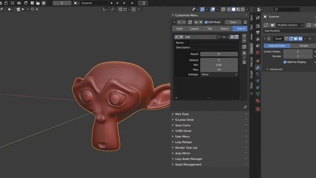 [Customize Menu Editor] How to Use User Property [Blender Add-ons] смотреть онлайн