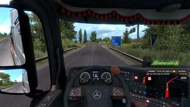 ETS2 Real Sound Actros MP4 смотреть онлайн