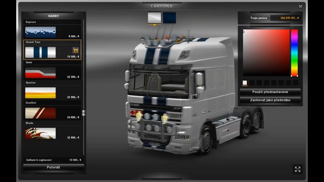 Euro Truck Simulator 2 Tuning DAF смотреть онлайн