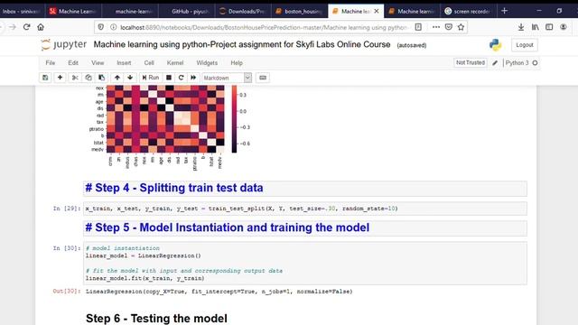 Machine Learning using Python - Project assignment for Skyfi Labs Online Course by SRINIVAS TALASIL смотреть онлайн
