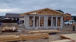 СТРОИТЕЛЬСТВО ОДНОЭТАЖНОГО ДОМА 100 КВАДРАТОВ ЗА 7 МИНУТ