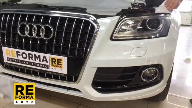 Ауди Q5 ,Бронирование кузова антигравийной пленкой смотреть онлайн