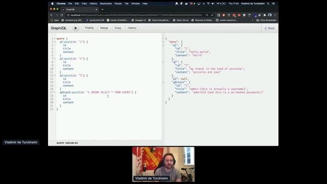 Apidays LIVE Paris 2020 - GraphQL: the AppSec perspective By Vladimir de Turckheim смотреть онлайн