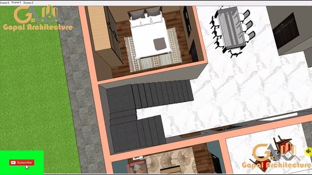 40x45 2 Floor Modern Villa Design | कोठी का डिजाइन | 9 Room Villa Design | Gopal Architecture смотреть онлайн