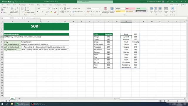 Excel 2021 Formulas that Every Excel User Must Know | Excel Formulas | Part-5 | My Excel School смотреть онлайн
