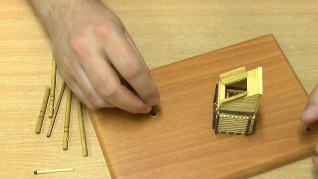 Колодец Журавль из спичек | 3D диорама своими руками смотреть онлайн