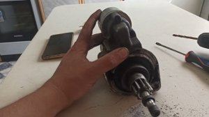 Установка втягивающего реле от Ваза на стартер от Фольксвагена. Ремонт стартера гелакси пассат б3