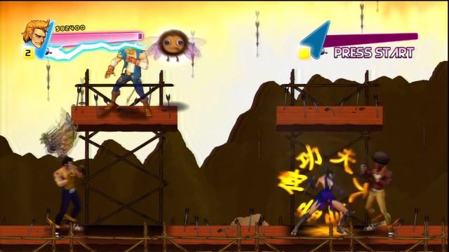 Double Dragon Neon HD Full Game смотреть онлайн