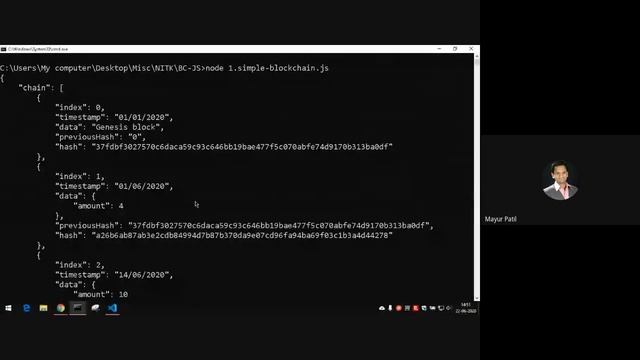FDP on Blockchain and its Applications Day1 Session 2 Topic: Hands-on on Blockchain Mr. Mayur Patil смотреть онлайн