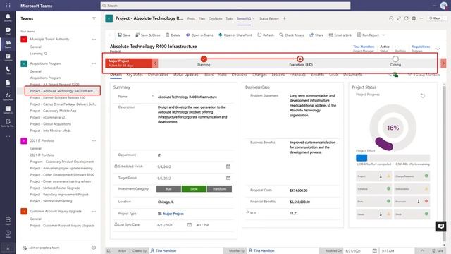 Managing Projects in Microsoft Teams смотреть онлайн