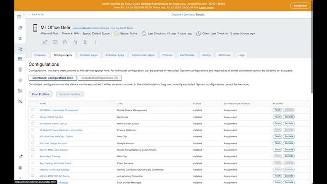 Ivanti Neurons for MDM Demo смотреть онлайн