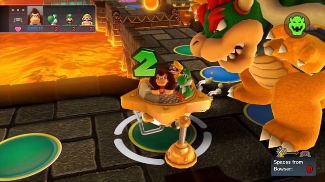 Mario Party 10 Bowser Party #779 Donkey Kong, Yoshi, Luigi, Wario Chaos Castle Master Difficulty смотреть онлайн