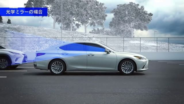 Lexus ES 2019 - Цифровые боковые зеркала заднего вида. смотреть онлайн