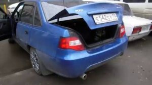 Открытие крышки багажника на Daewoo Nexia
