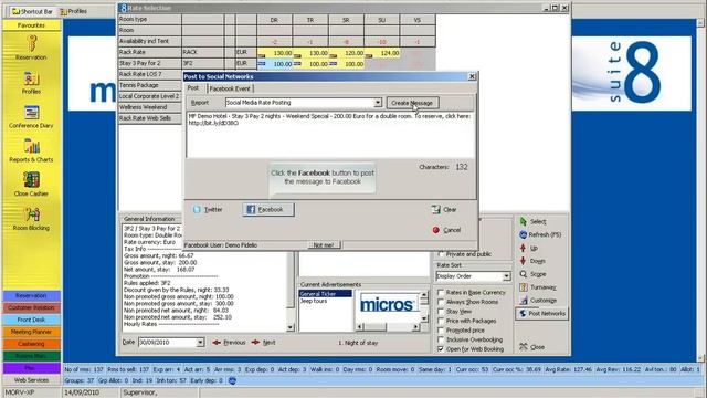 Fidelio Suite8 Social Media demo смотреть онлайн