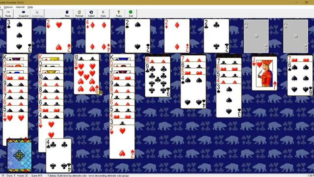 How to Play Double Klondike Solitaire смотреть онлайн