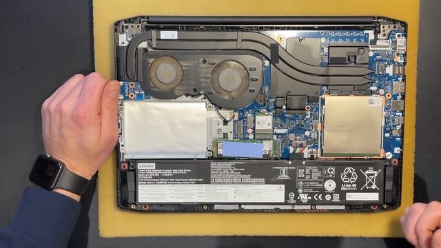 Разборка ноутбука Lenovo IdeaPad Gaming 3 15ARH05 смотреть онлайн