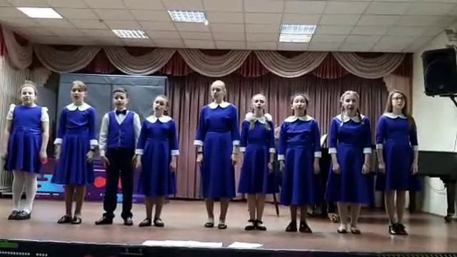 Пасхальная открытка муз И  Сальниковой Хоровой ансамбль Радость