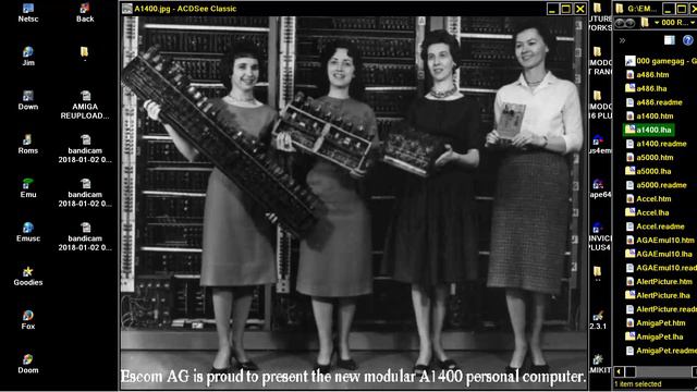 AMIGA GAG AMIGA 1400 Escom AG's first new Amiga model, the modular mid range A1400 смотреть онлайн