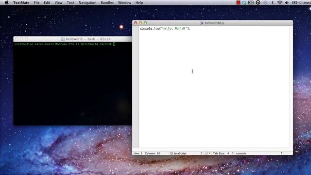 Node.js: Hello, World! смотреть онлайн