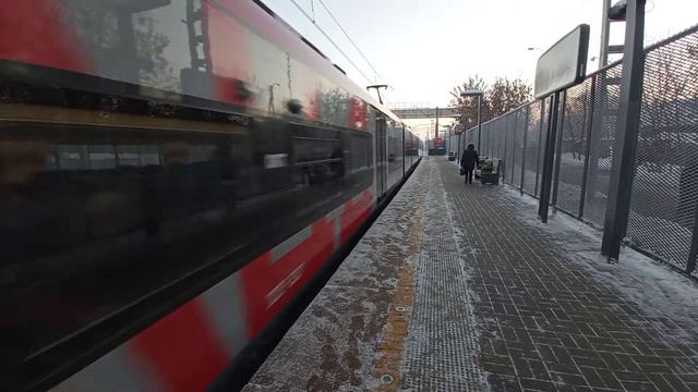 Отправление ЭС2Г Ласточки от МЦД-2 Бутово. смотреть онлайн