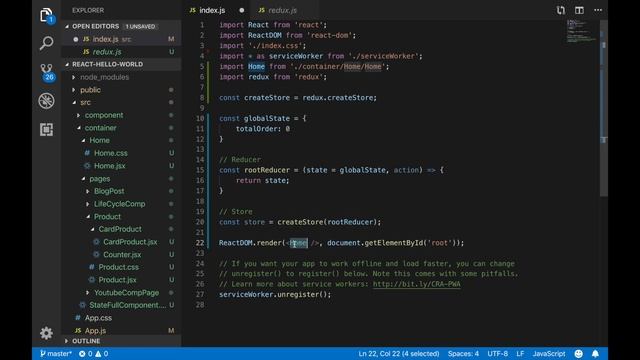 Penerapan Redux Pada React App (Setup, createStore, Reducer) #17 - ReactJS Tutorial [Indonesia] смотреть онлайн