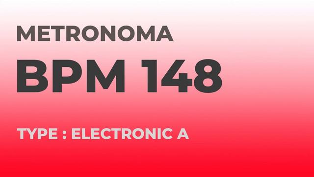 메트로놈 | BPM 148 | Metronome | Type : Electronic A смотреть онлайн