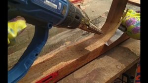 Как снять старый шпон. Самый простой способ.