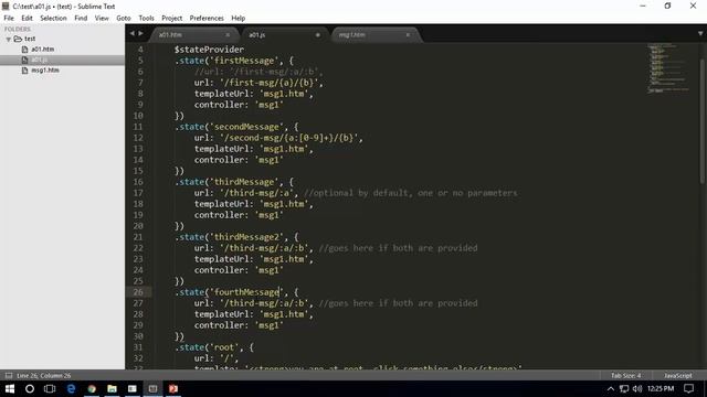 AngularJS UI-Router Tutorial - Working with Parameters смотреть онлайн