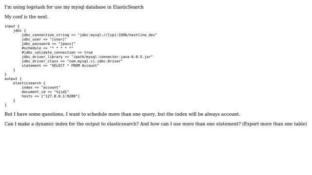 Databases: Use data from Mysql to ElasticSearch with Logstash смотреть онлайн