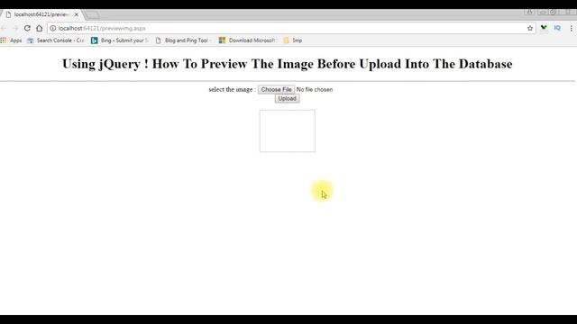 jQuery 3.3.1 image preview before upload asp net смотреть онлайн