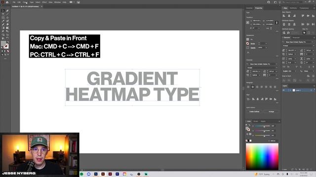 EASY Gradient Heatmap Text Effect Tutorial - [Photoshop] смотреть онлайн