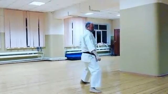 Ката Хейан Фудо Шодан. Heian Fudo-Shodan. Сэнсей Емелин Антон Жанович 7-й Дан КАРАТЭ ФУДОКАН. Уфа