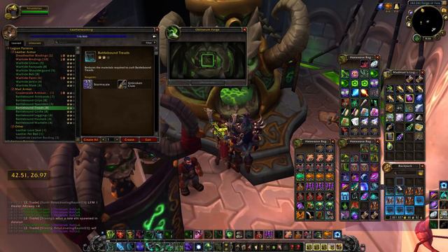 Obliterate Battlebound Treads WoW Leatherworking