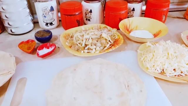 Кесадилья из курицы/ Быстро и вкусно! смотреть онлайн