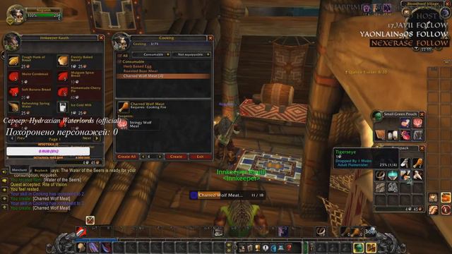 World of Warcraft Classic Hardcore Challenge Hydraxian Waterlords Warrior смотреть онлайн