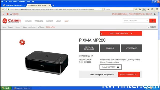 Download Canon MP280, Scanner Driver and setup смотреть онлайн