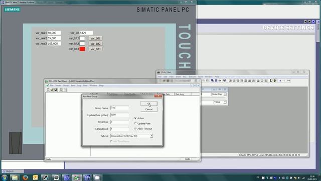 WinCC flexible 2008 SP3 as OPC Server смотреть онлайн