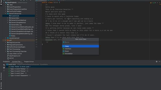 Generics Exercise | Java Advanced смотреть онлайн