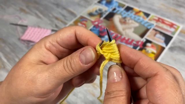 Узоры спицами. Плотный узор «Колосок». Knitting Patterns. Dense Pattern.