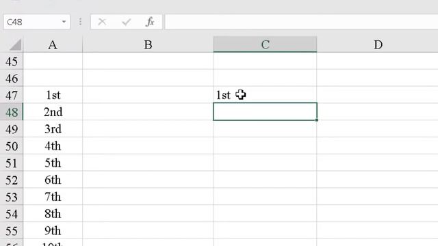 Excel 1st 2nd 3rd Serial Numbing Format | Excel 1st 2nd 3rd Autofill Serial Numbering In Sheet смотреть онлайн