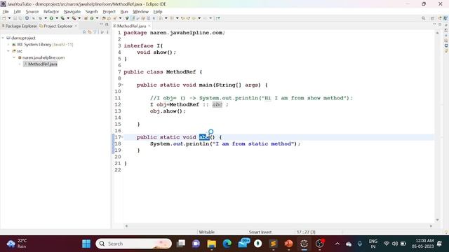 Method References in details | Java 8 new features By Naren смотреть онлайн