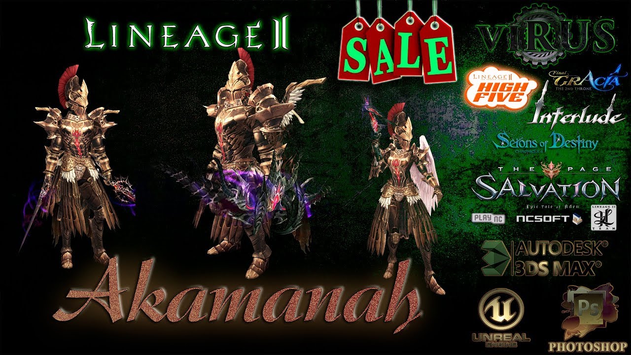 AKAMANAH Armors, Weapons, Cloak, Helmet. LINEAGE II - FAFURION. Any chronicle ◄√i®uS► смотреть онлайн