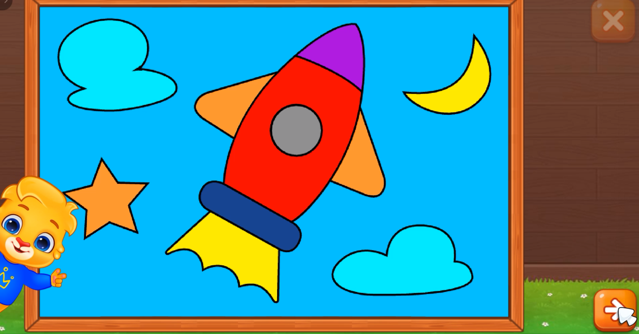 Уникальная раскраска 10. Раскрашиваем по цифрам. На Русском. смотреть онлайн