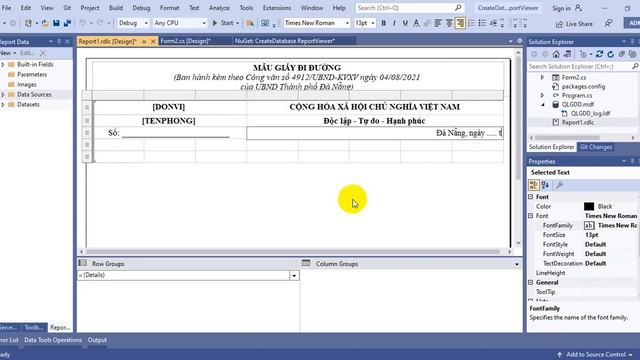 Hướng dẫn tạo Database Sql Server và sử dụng Reportviewer trên Visual Studio 2019 смотреть онлайн